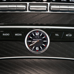 适用奔驰c级中控时钟表e级gla级glc级车载石英表仪表内饰汽车创意