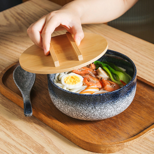 日式陶瓷泡面碗大号螺蛳粉碗拉面碗浓汤碗复古商用汤碗家用碗批发