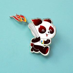 成都大运会灵动火焰吉祥物徽章