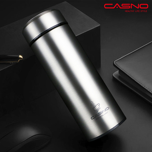卡西诺保温杯男女士定制商务车载水杯真空不锈钢刻字杯子便携茶杯