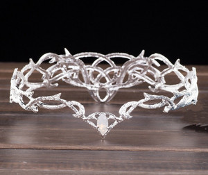 瑟兰迪尔王冠 现货 cos王冠金属高还原实物图 瑟爹周边