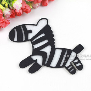 幼儿园装饰 教室布置墙贴 装饰 黑板报布置 无纺布卡通动物小斑马