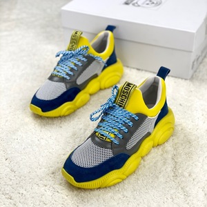 moschino 莫斯奇诺 拼色系带老爹鞋 toy小熊底 现货