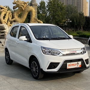 新款鸿日s1电动车四轮车家用代步车油电两用老轿车锂电新能源汽车