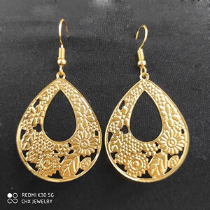 全新傣族民族风特色耳环泼水节配饰泰式合金耳钉吊坠女士大气耳饰