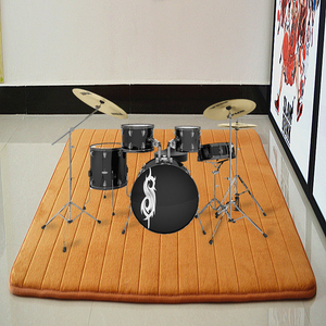 架子鼓地毯垫防滑隔音加厚电子鼓减震垫麻将机消音垫跑步跳操降噪