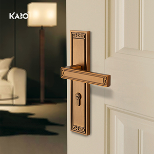 德国KABO现代门锁新中式室内卧室静音把手家用实木门卫生间房门锁