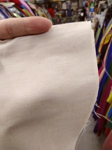 一米价纯棉斜纹帆布坯布加厚本白布料全棉加厚斜纹面粉土棉布面料