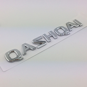 适用东风逍客车标 qashqai字母标尼桑逍客后备尾箱标英文字母标志