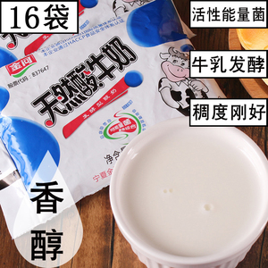 宁夏金河发酵酸奶整箱180g*16袋原味发酵酸酸乳益生菌酸牛奶饮料