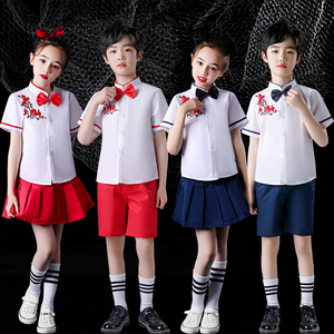 六一儿童舞蹈服唐诗新唱演出服装男女童唐诗表演幼儿园古诗朗诵服