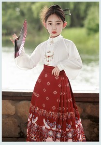 万圣节儿童服装花木兰战袍衣服女童连衣裙女孩表演出cosplay汉服