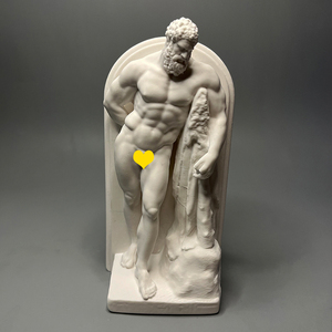 大力神肌肉大力士石膏像雕塑工艺品家居装饰摆件美术素描教具礼物