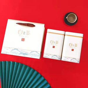 250克2罐半斤 安吉茶叶白茶 铁罐马口铁密封罐 空包装铁罐子铁盒