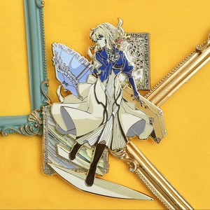 紫罗兰永恒花园薇尔莉特金属徽章ins胸针别针饰品动漫周边配饰