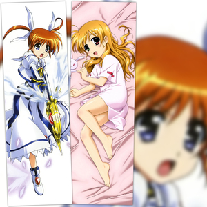 魔法少女奈叶高町奈叶菲特等身抱枕长靠枕二次元周边礼物来图定制