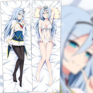 动漫 双面等身抱枕 最弱无败神装机龙 库露露席法 2wt抱枕套靠枕