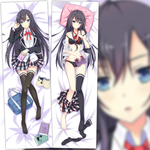 果青雪之下雪乃等身抱枕舒适长靠枕方枕宿舍睡枕来图定制动漫周边