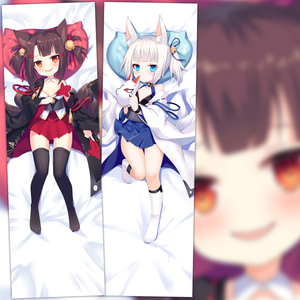 碧蓝航线等身抱枕可爱萝莉赤城加贺长靠枕日周边宅男生日礼物定制