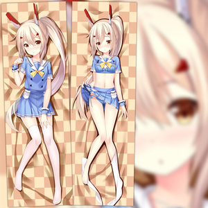 碧蓝航线凌波(绫波)二次元同人周边宅男动漫等身抱枕靠枕方枕