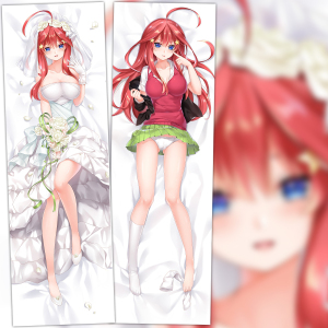 五等分的花嫁 新娘 中野五月 动漫双层等身抱枕 2wt抱枕套
