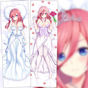 五等分的花嫁中野三玖动漫等身抱枕卡通睡枕 2wt全身靠枕来图定制