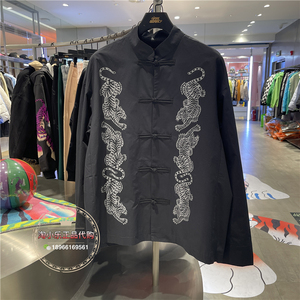 inxx street专柜正品 2022春季老虎印花中国风衬衫男女isc1140261