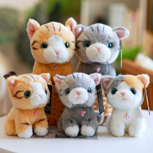 正版仿真猫咪公仔布偶猫猫毛绒玩具可爱娃娃陪睡玩偶生日礼物女生