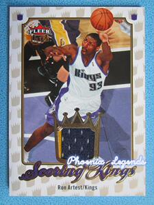 fleer nba球星卡 阿泰斯特 球衣卡