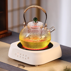 福也茶炉电陶炉小型煮茶烧水多功能加热玻璃壶煮茶器煮茶炉