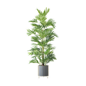 罗曼仿真绿植163cm竹葵158cm 小资铁艺花盆假植物盆栽家居装饰