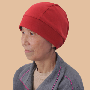 老太太单层包头帽子睡觉不勒防风透气吸汗奶奶女薄款
