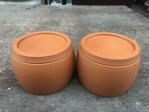 特价 苏州蟋蟀盆 精品全黑大铜鼓盆 蛐蛐罐 蟋蟀用具 周坚盆艺