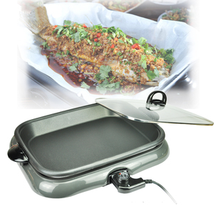 爱宁301商用纸上烤鱼锅纸包鱼电烤盘分体式烤鱼烤肉加长线送烤纸