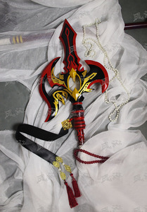 剑网3cos道具武器 天策cos道具 吞虹 剑网3天策枪cos道具定做特价