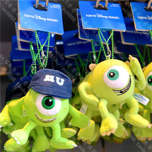 日本东京迪士尼代购 怪兽大学大眼仔 公仔钥匙扣包挂件手机绳吊饰