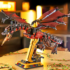 飞龙拼装玩具男孩系列乐高恐龙积木成年高难度巨大型巨龙模型机甲