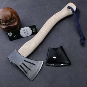 日本水野锻打小手斧 木工木雕园林砍柴劈柴开山户外野营斧子斧头