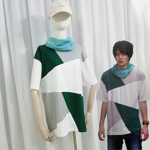 假面骑士创骑build桐生战兔拼接拼色cos周边日常衣服t恤