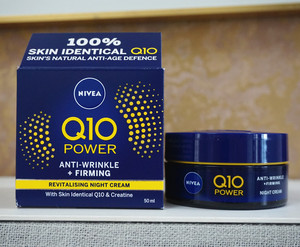 欧洲版妮维雅nivea q10 power 强效紧致提拉抗皱防皱 晚霜50ml