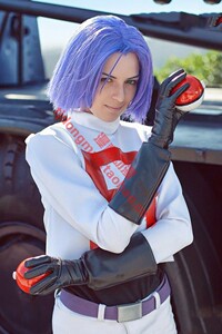 宠物小精灵宝可梦神奇宝贝 火箭队小次郎cosplay动漫服装假发定制