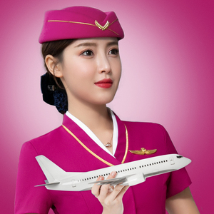 南航空姐制服职业女装夏季新款短袖套裙艺考服装美容师前台工作服