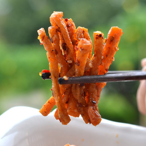 h0221淘宝包邮湖南特产 攸县馆 平姐麻辣豆腐450g 3袋麻辣豆腐条干 辣