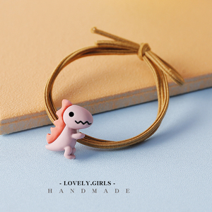 小恐龙发绳可爱的皮筋扎头发满9.9包邮