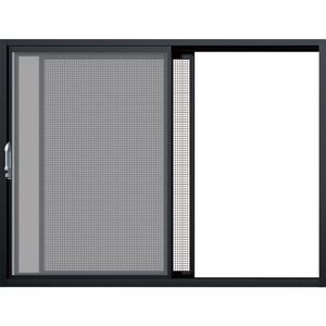 捷顺成隆炫丽极简断桥三轨三扇推拉窗双层中空钢化玻璃隔音保温