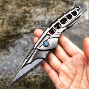 rikeknife龙脊美工刀片一二代钛合金折叠裁纸户外随身多功能工具