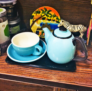 蒂凡尼颜色日本式茶壶茶水杯陶瓷新骨瓷创意马克杯外贸欧美式咖啡
