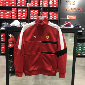 puma彪马外套男子新款法拉利联名款赛车服运动休闲立领夹克577822