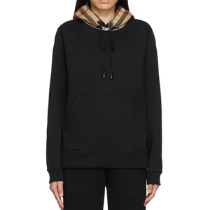 贝在意呆】burberry 博柏利格纹连帽插兜女士拉链卫衣2201人付款2050