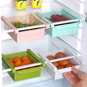 【满15.9包邮】厨房冰箱抽屉式分类收纳盒两个（白色）